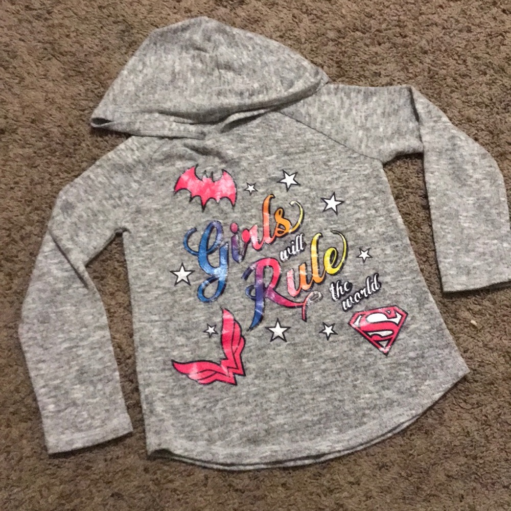 Girls DC Superhero girl long sleeve shirt